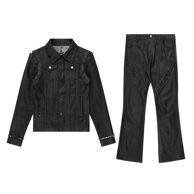 WAXED DENIM SET