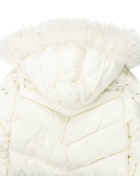 BEFORETHEFALL WHITE PUFFER JACKET - BEFORE THE FALL