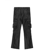 BEFORETHEFALL WAXED TACTICAL JEANS - BEFORE THE FALL