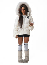 BEFORETHEFALL WHITE PUFFER JACKET - BEFORE THE FALL
